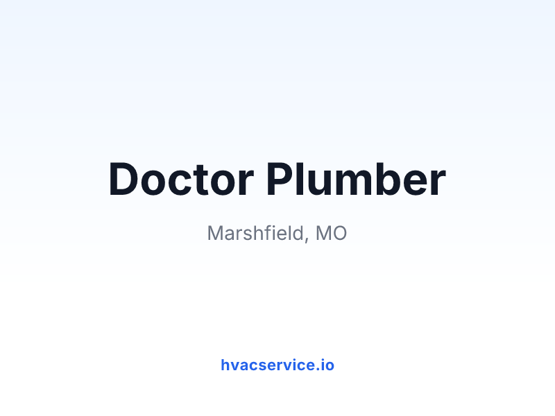 Doctor Plumber