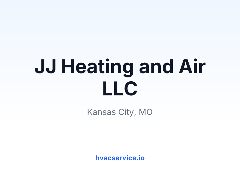 JJ Heating and Air LLC