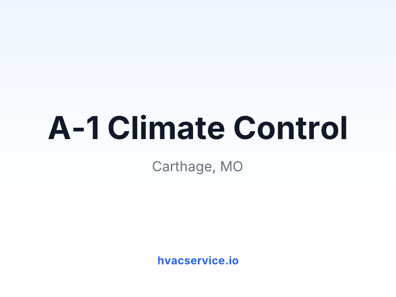 A-1 Climate Control