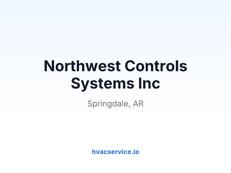 Northwest Controls Systems Inc