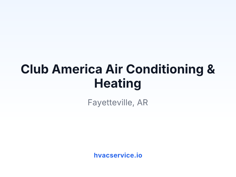 Club America Air Conditioning & Heating