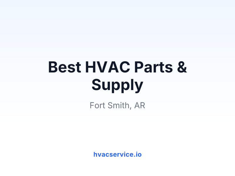Best HVAC Parts & Supply
