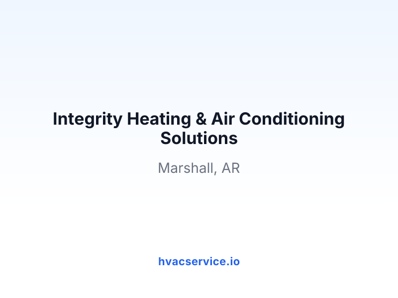 Integrity Heating & Air Conditioning Solutions