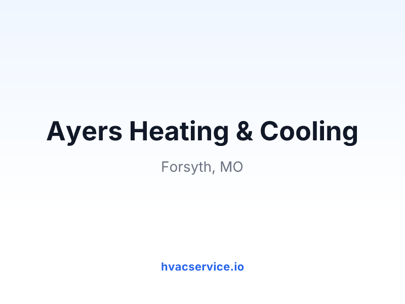 Ayers Heating & Cooling
