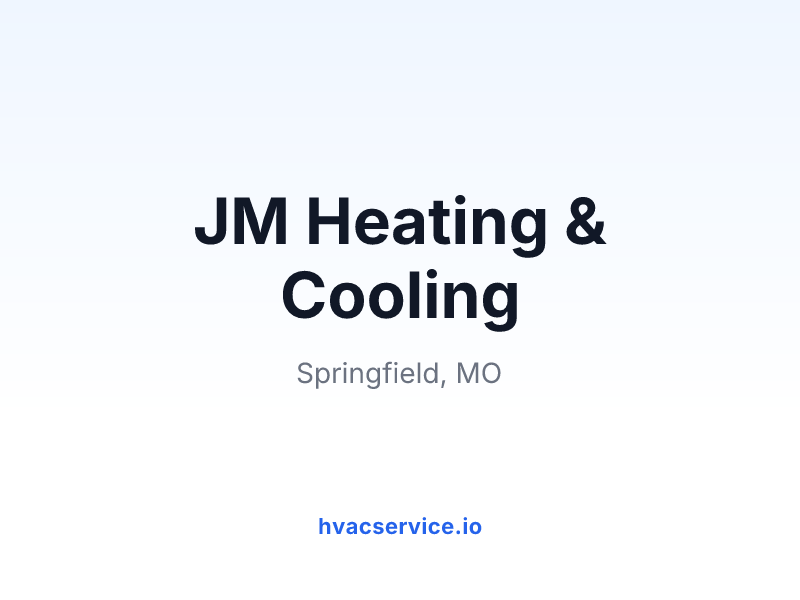 JM Heating & Cooling