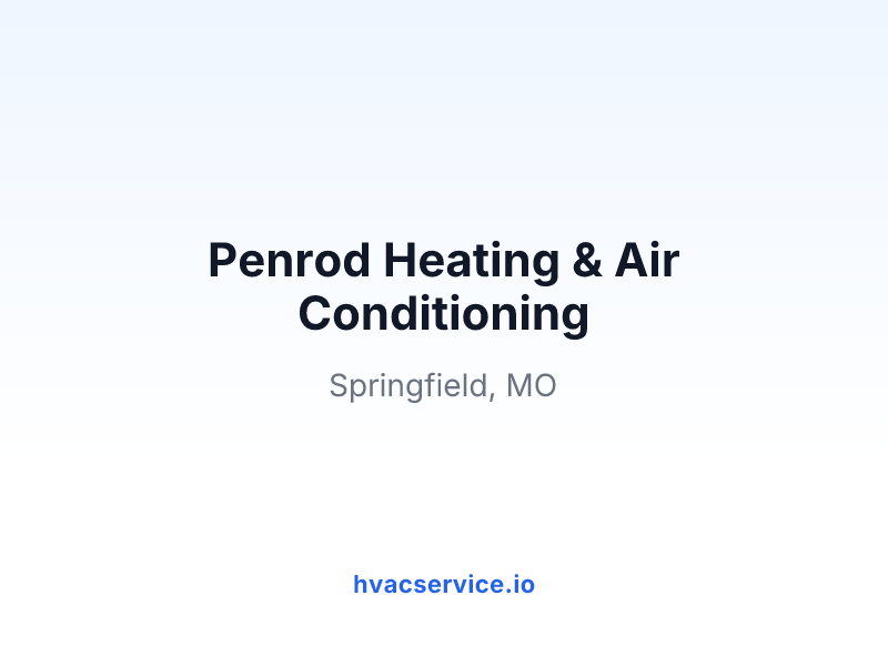 Penrod Heating & Air Conditioning