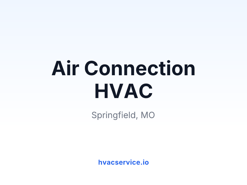 Air Connection HVAC