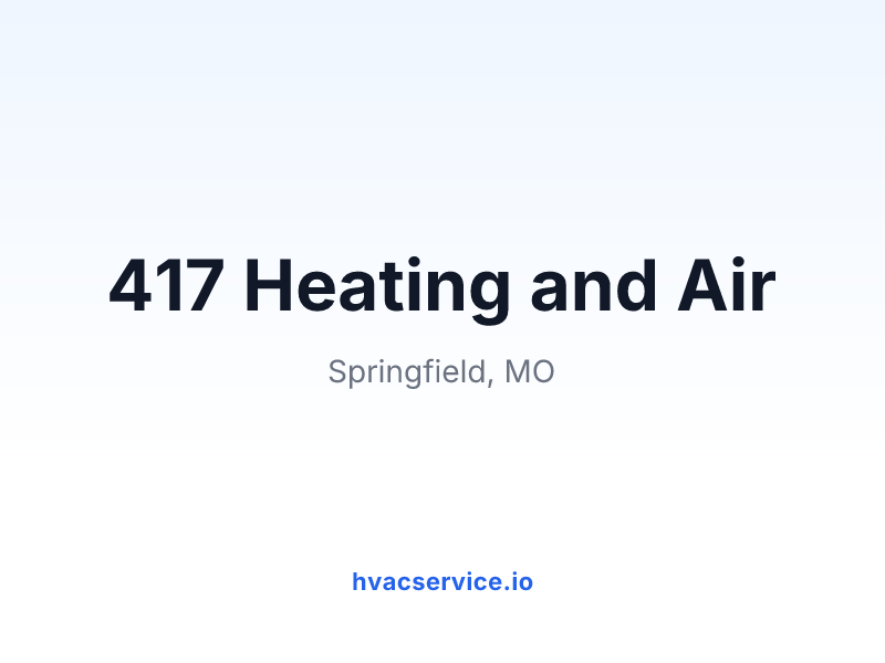 417 Heating and Air