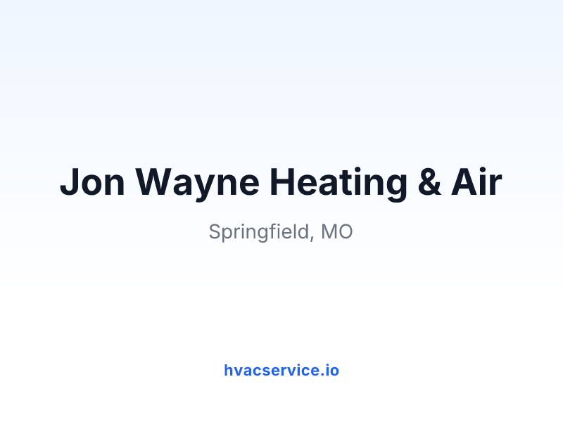 Jon Wayne Heating & Air