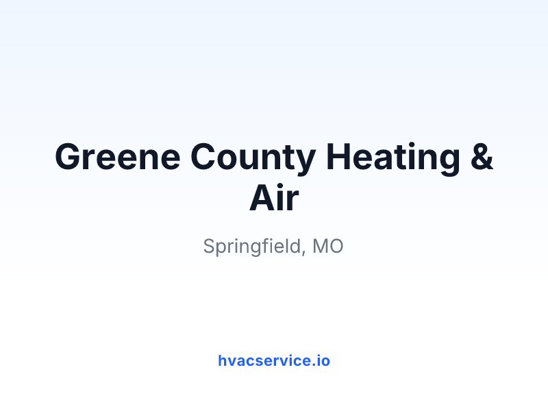 Greene County Heating & Air