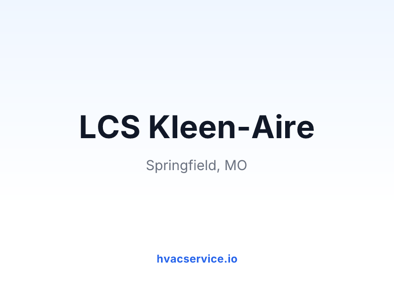 LCS Kleen-Aire