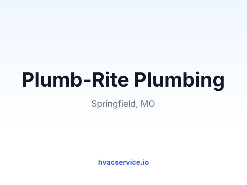 Plumb-Rite Plumbing