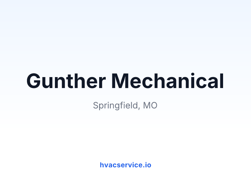 Gunther Mechanical