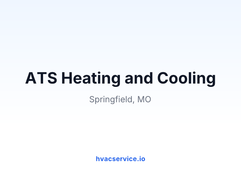 ATS Heating and Cooling