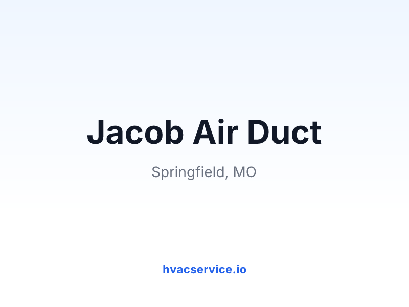 Jacob Air Duct