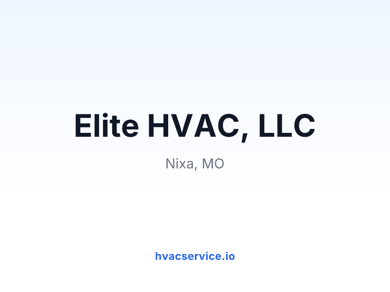 Elite HVAC, LLC