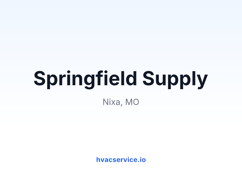 Springfield Supply