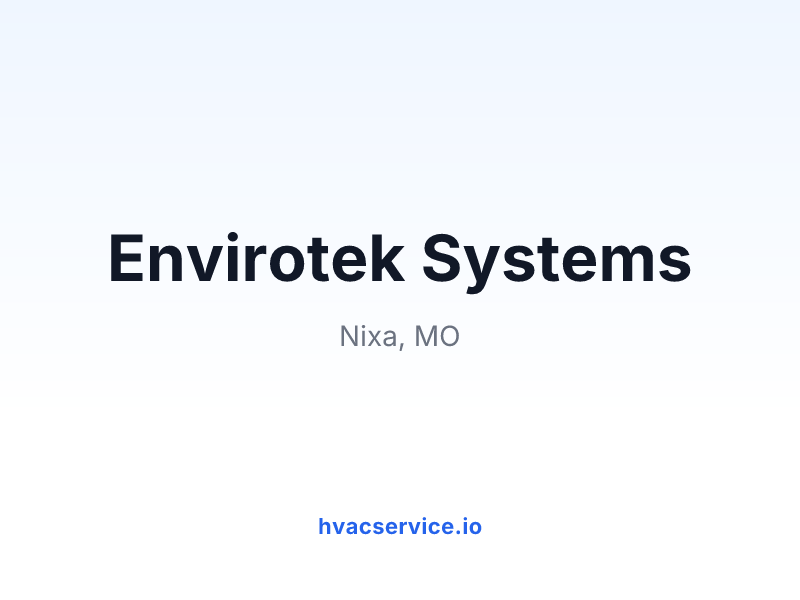 Envirotek Systems