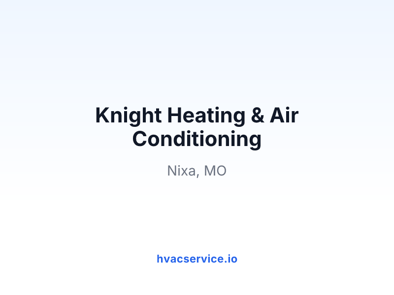 Knight Heating & Air Conditioning