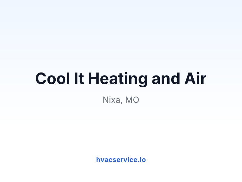 Cool It Heating and Air