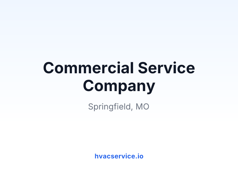 Commercial Service Company