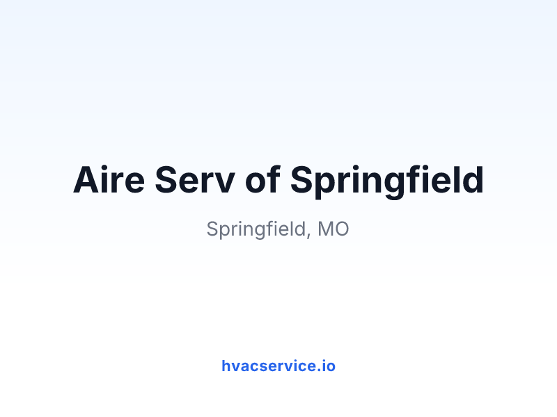 Aire Serv of Springfield