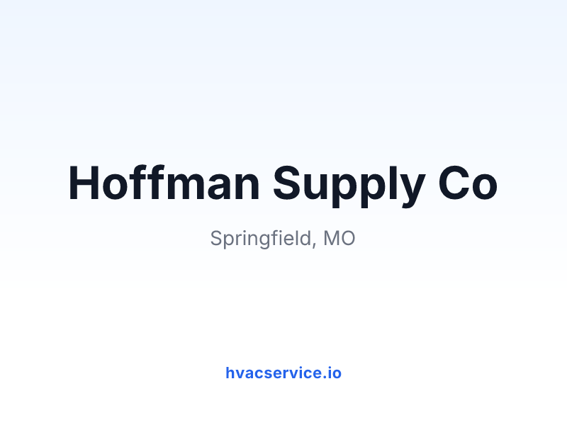 Hoffman Supply Co