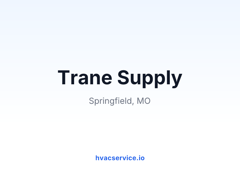 Trane Supply