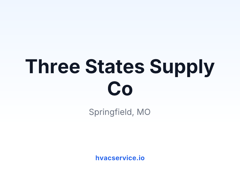Three States Supply Co