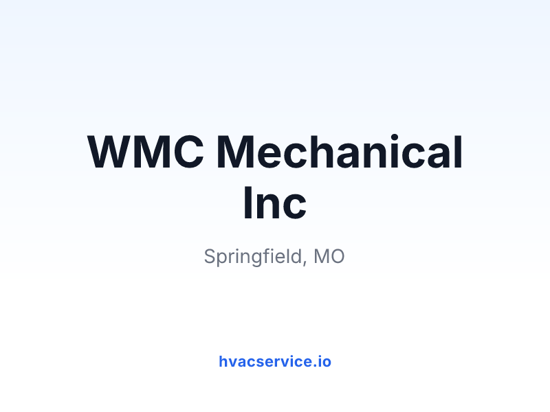 WMC Mechanical Inc