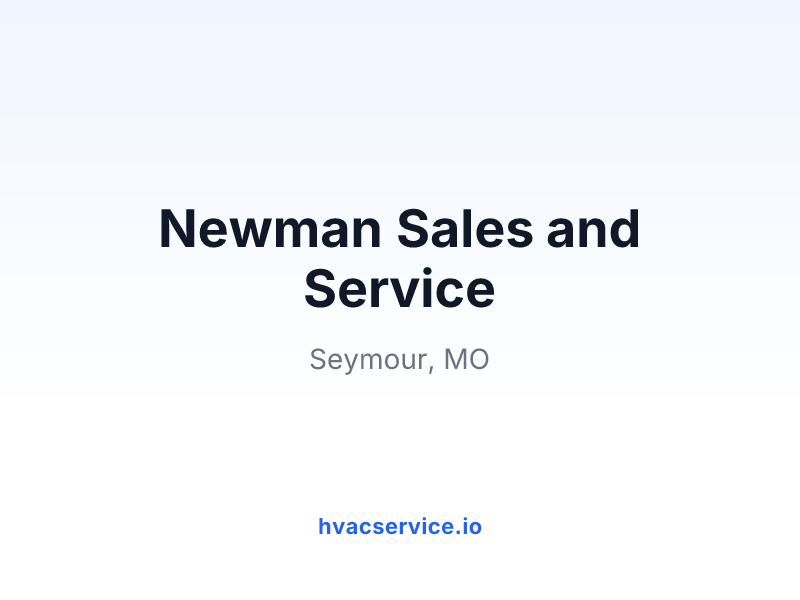 Newman Sales and Service