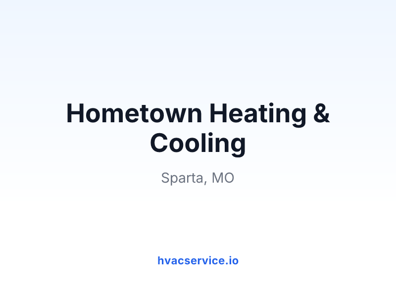 Hometown Heating & Cooling