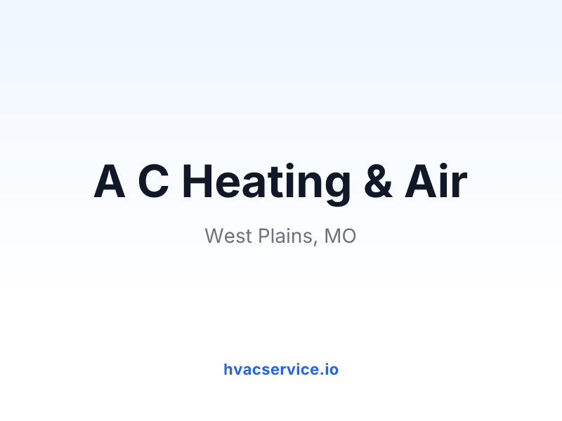 A C Heating & Air