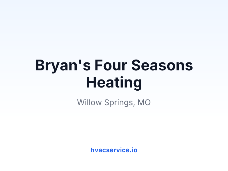 Bryan's Four Seasons Heating