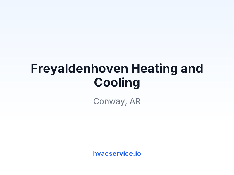 Freyaldenhoven Heating and Cooling