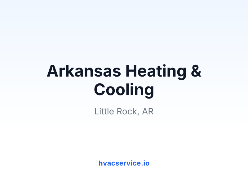 Arkansas Heating & Cooling