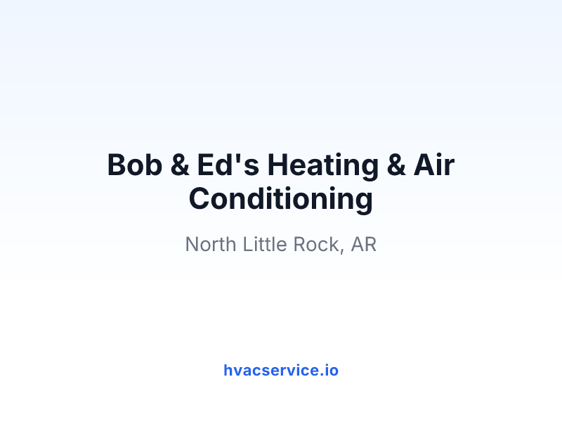Bob & Ed's Heating & Air Conditioning