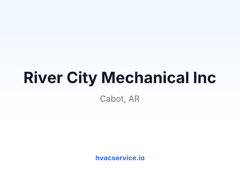 River City Mechanical Inc