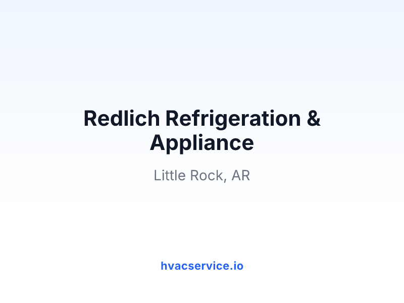 Redlich Refrigeration & Appliance