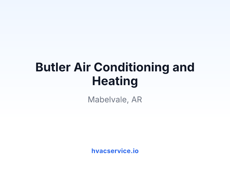 Butler Air Conditioning and Heating