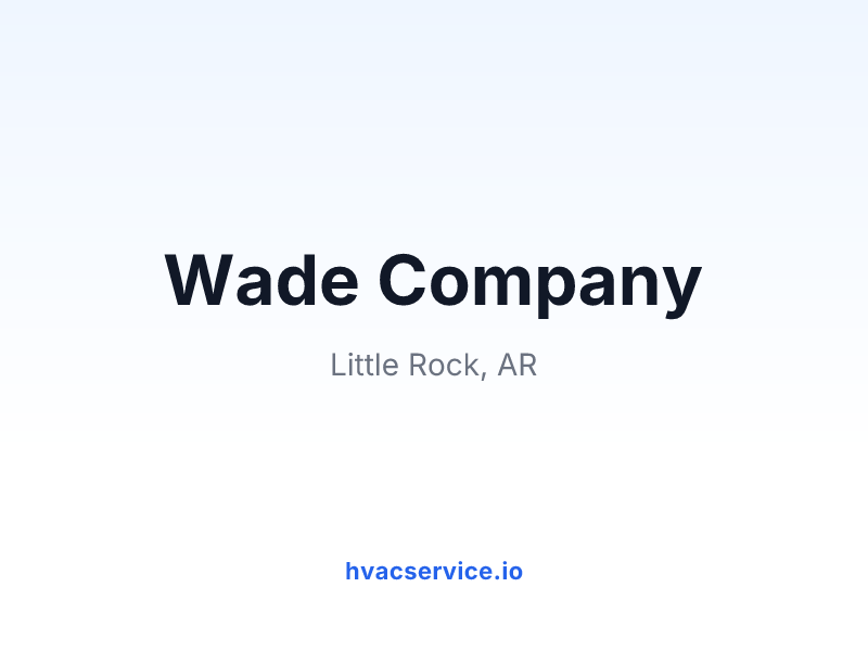 Wade Company