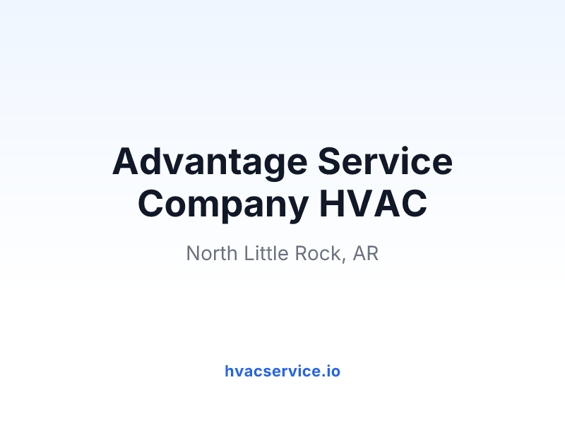 Advantage Service Company HVAC