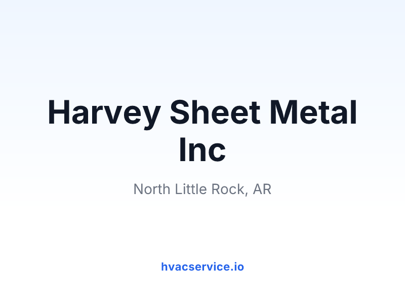 Harvey Sheet Metal Inc