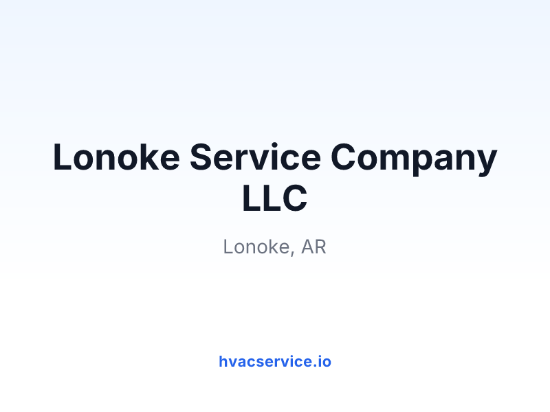 Lonoke Service Company LLC