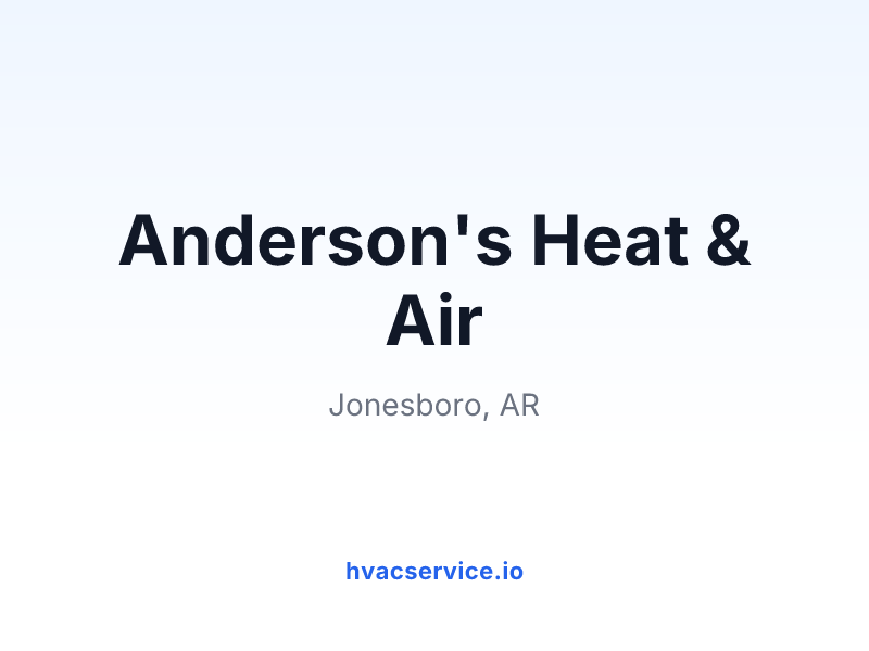 Anderson's Heat & Air