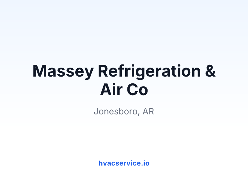 Massey Refrigeration & Air Co