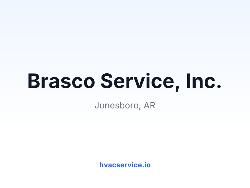 Brasco Service, Inc.