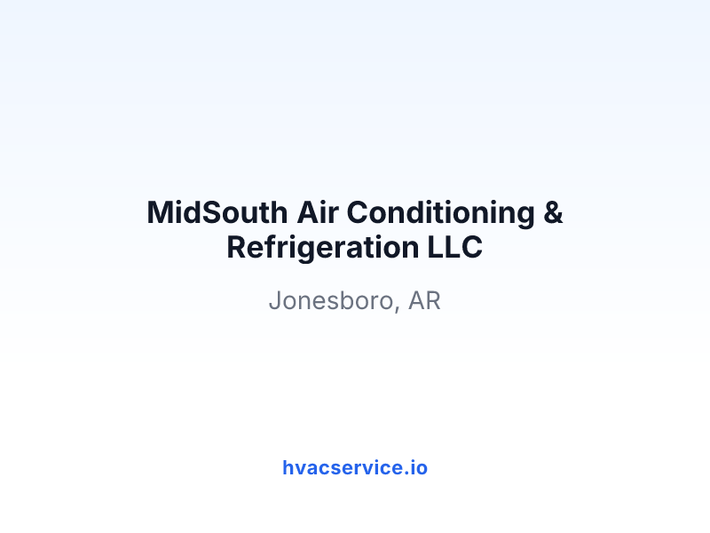 MidSouth Air Conditioning & Refrigeration LLC