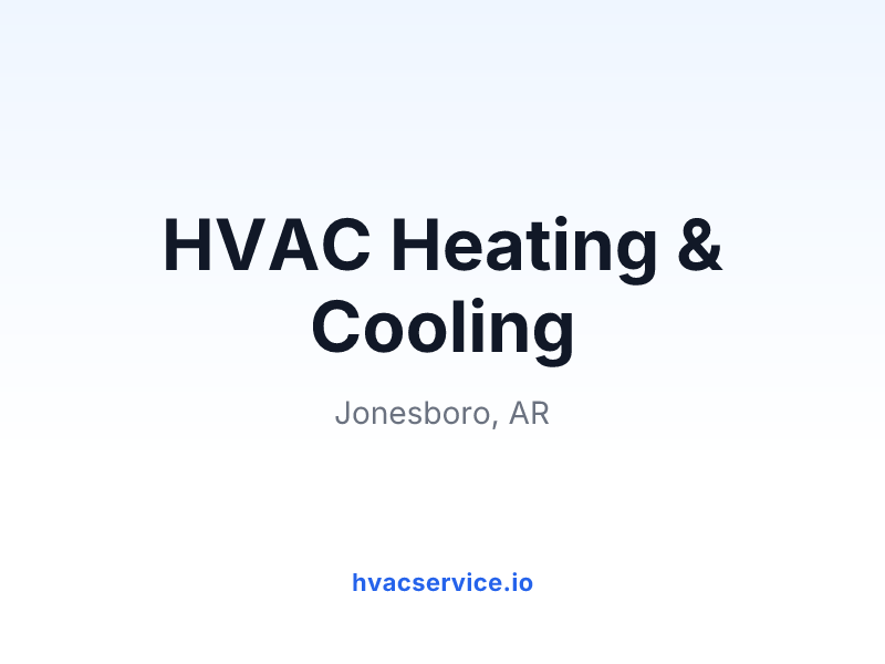 HVAC Heating & Cooling