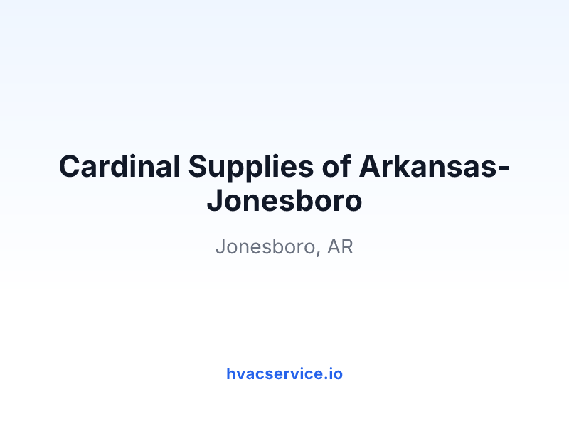 Cardinal Supplies of Arkansas-Jonesboro